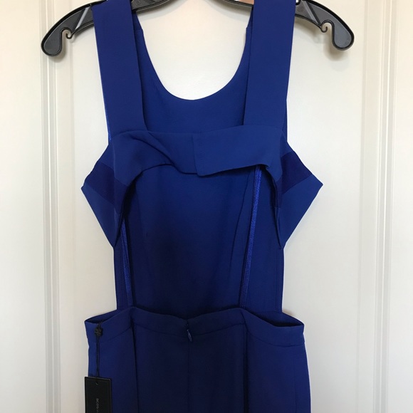 BCBGMaxAzria ROYAL BLUE CUTOUT JUMPSUIT, SZ 2 & 4 - Picture 8 of 8